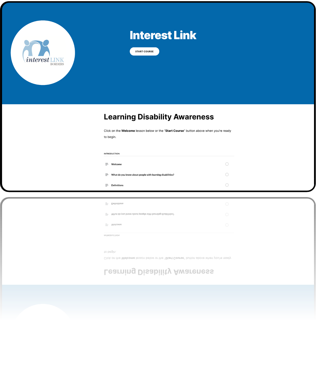 Learning disability awareness example